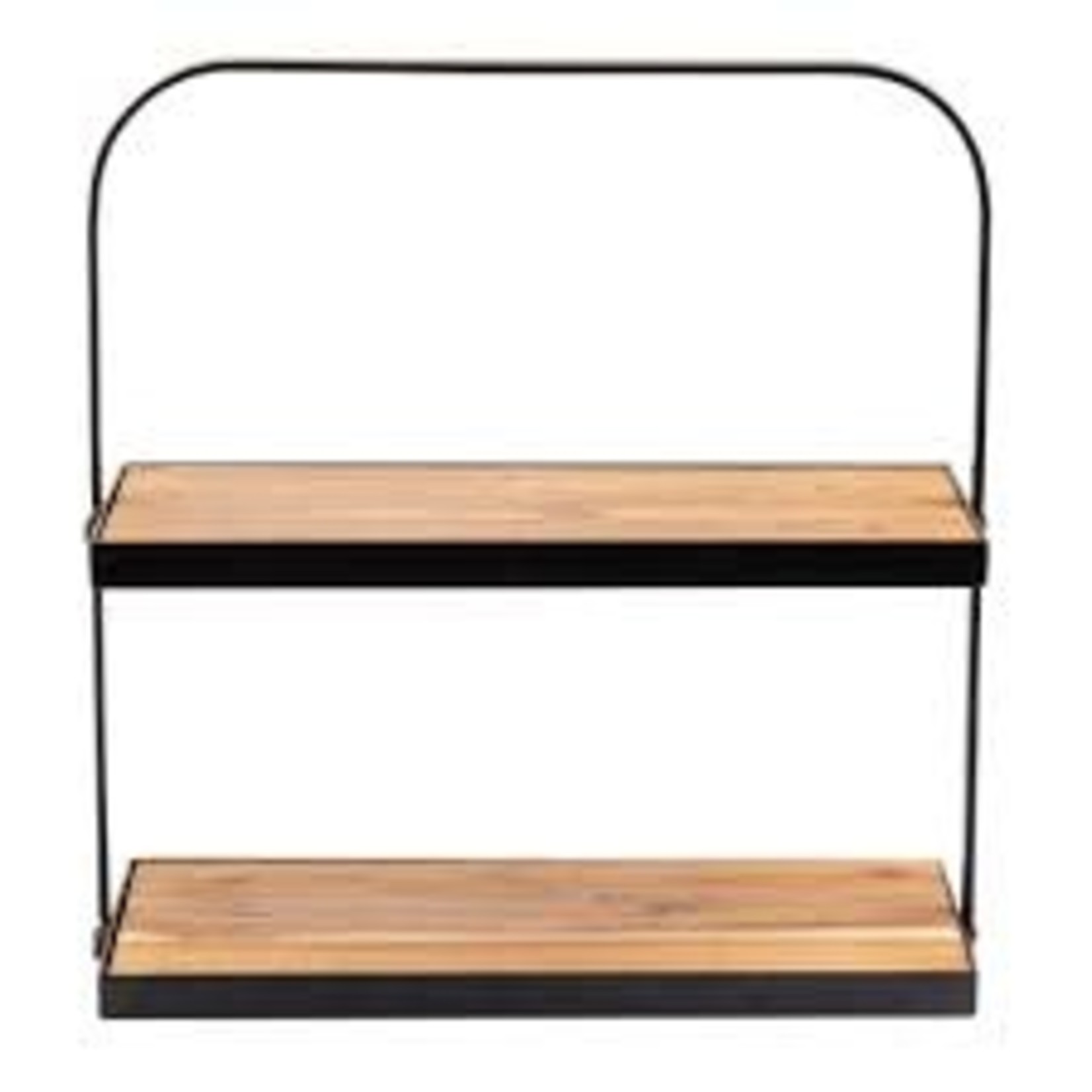 TABLECRAFT 10718 TC two tiered display stand rect 18 x 8