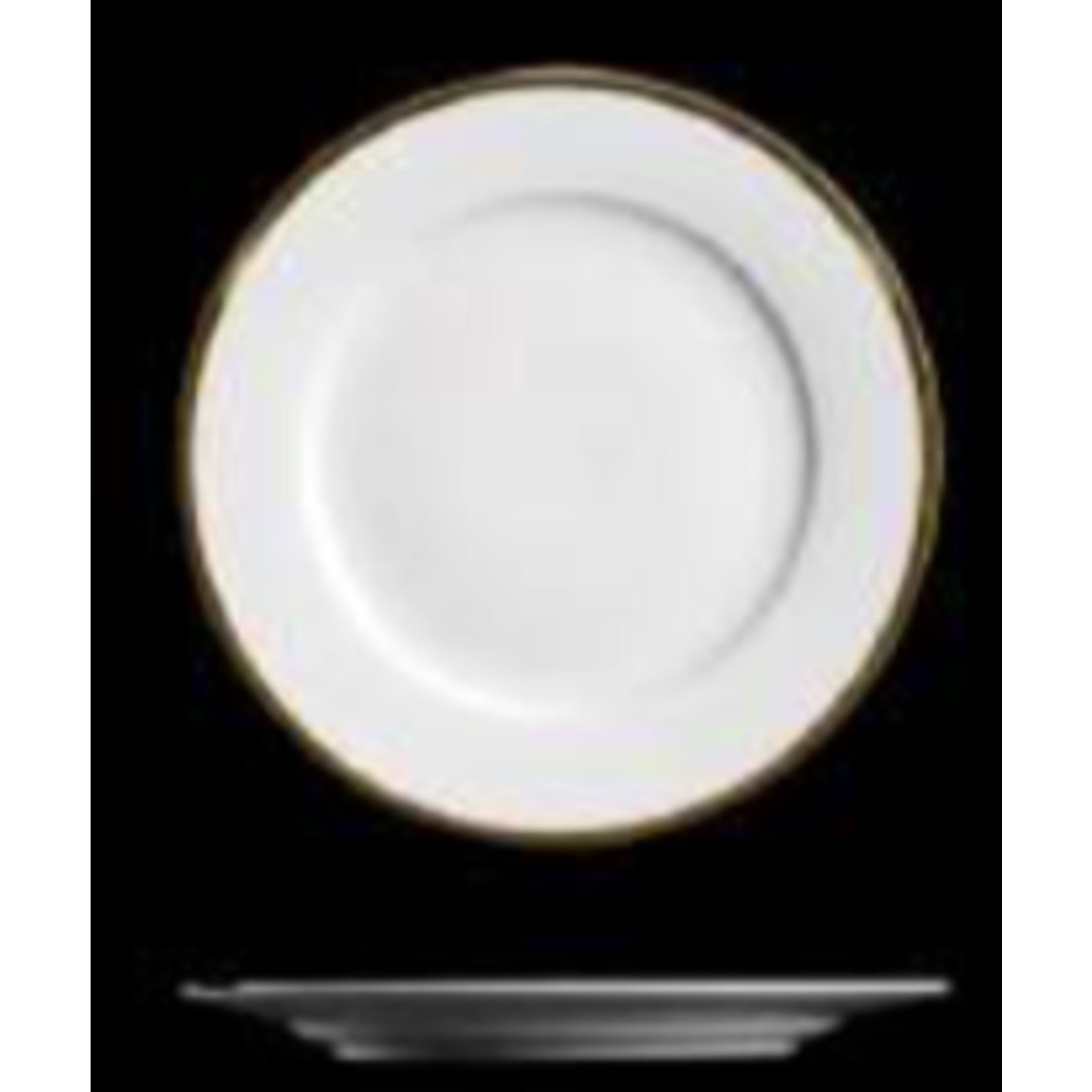Palate and Plate Special Order hp-0306 7.5" dessert plate Gold Rim