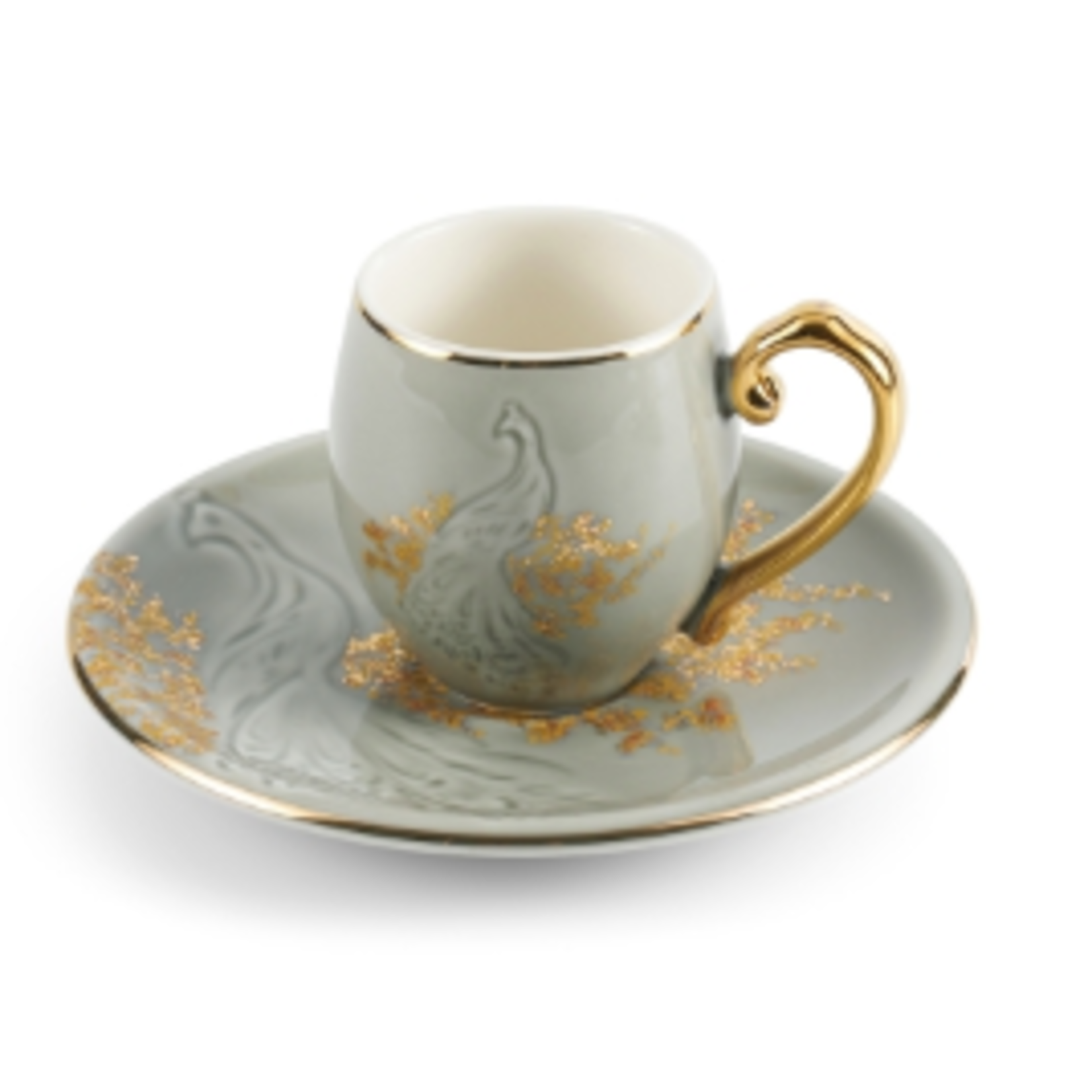Prestige Special order ET1584 Prestige  12 pc cup & Saucer espresso grey  80CC