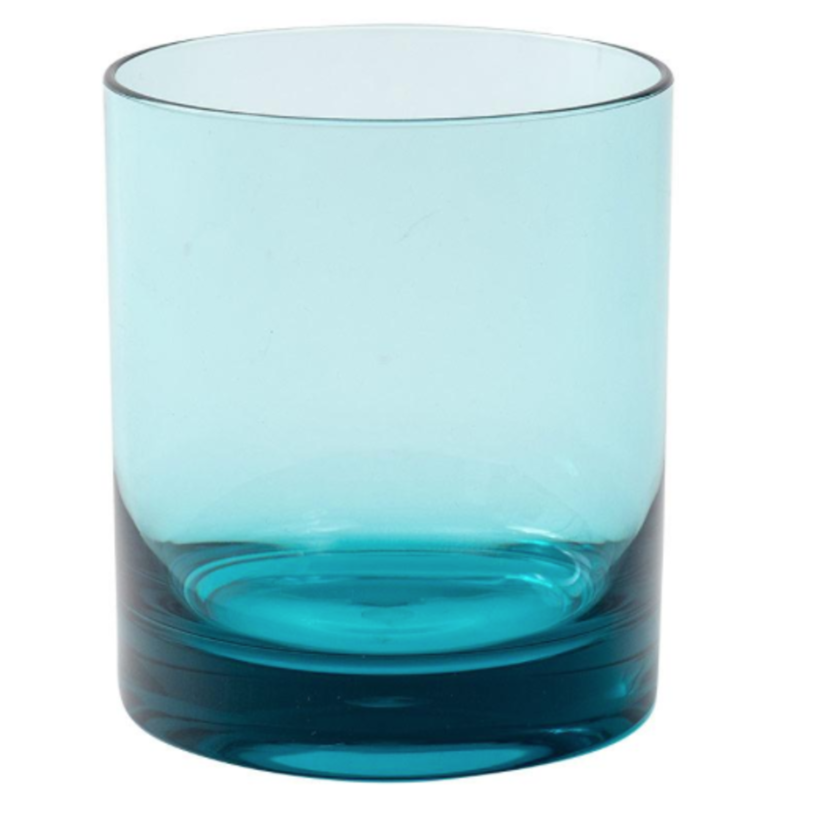 Caspari Special order ACR302 Caspari 14 oz Rock Glass Acrylic Turquoise BPA free