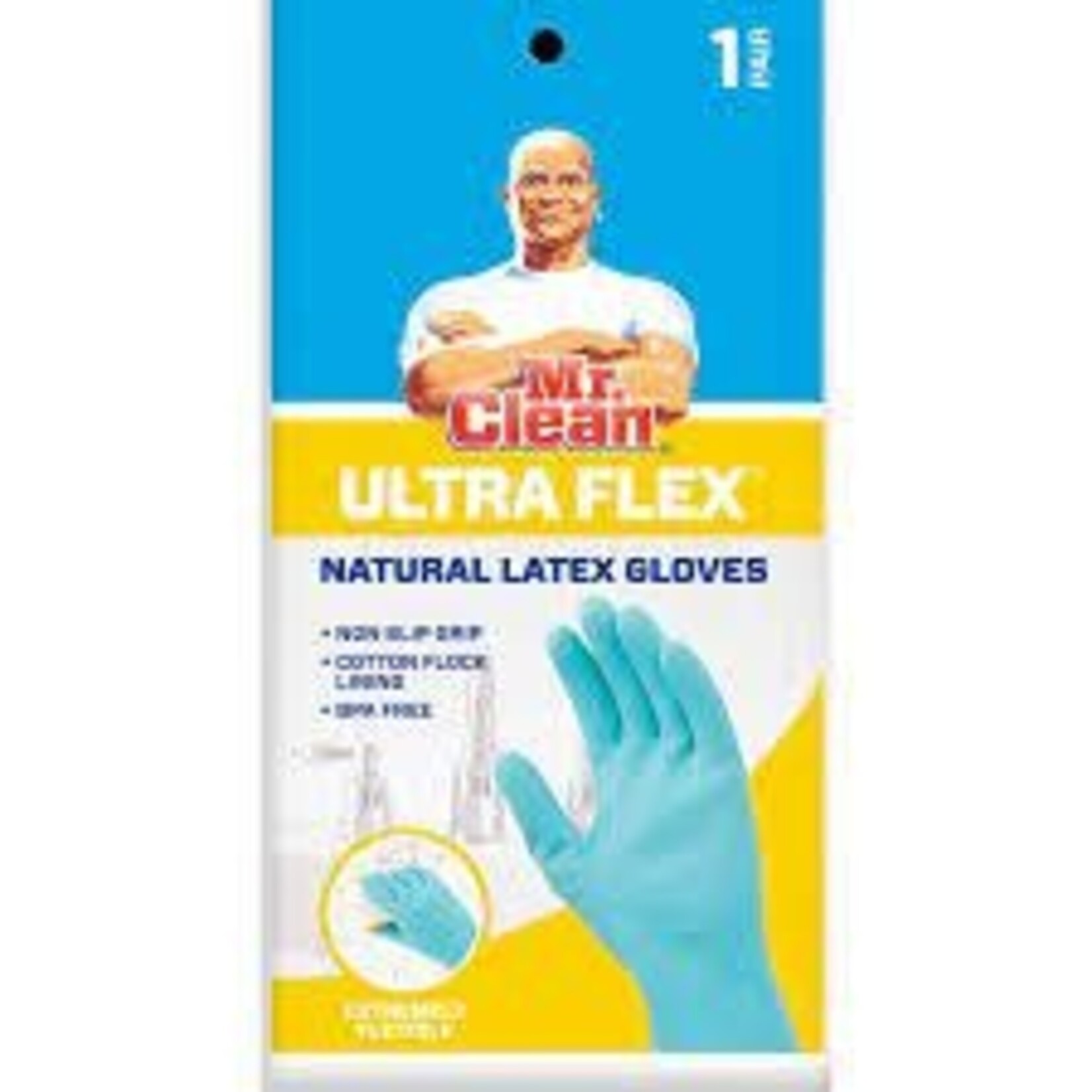 23586 Mr Clean kitchen gloves blue Medium