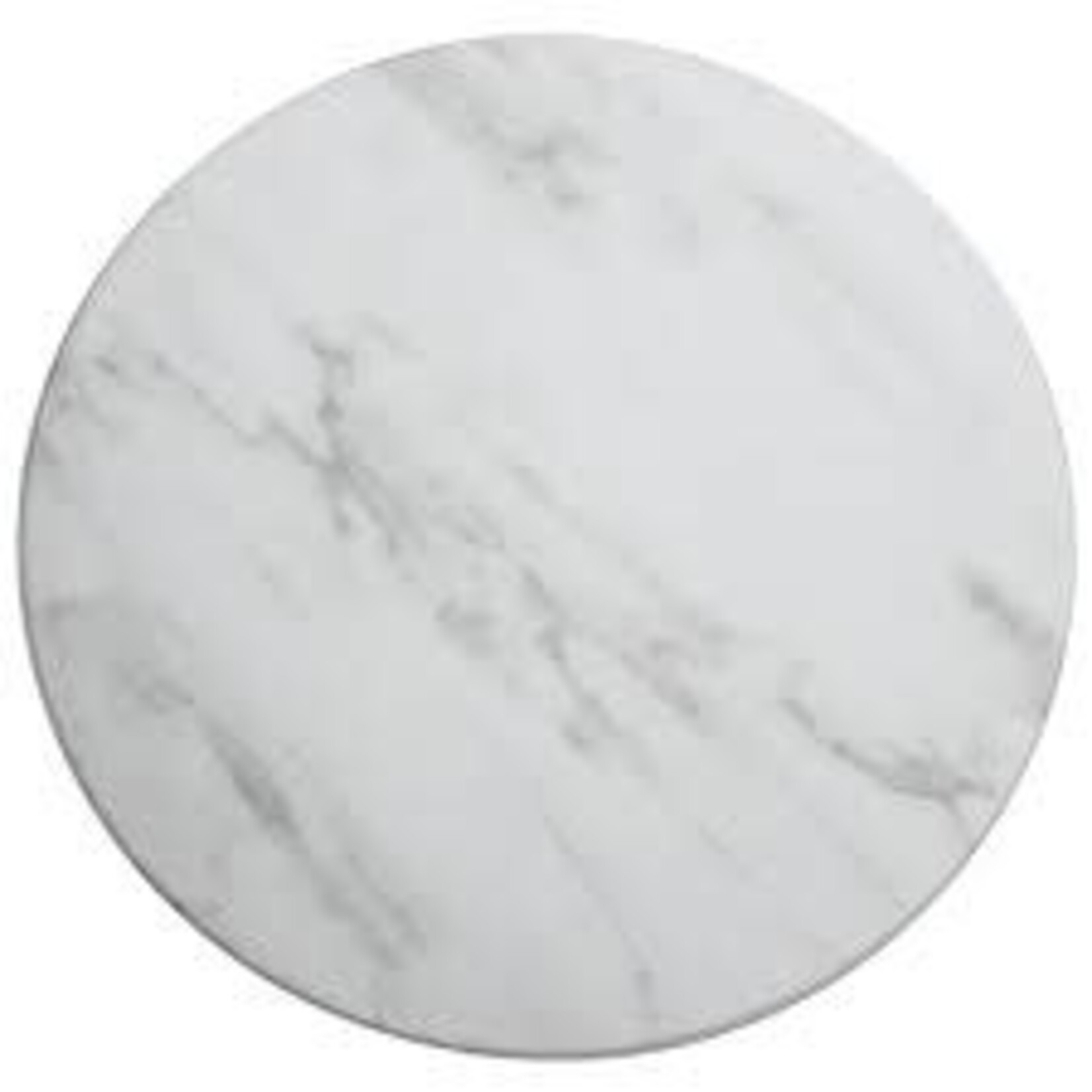 AMC MW21 Amc 21.5" marble board round white melamine