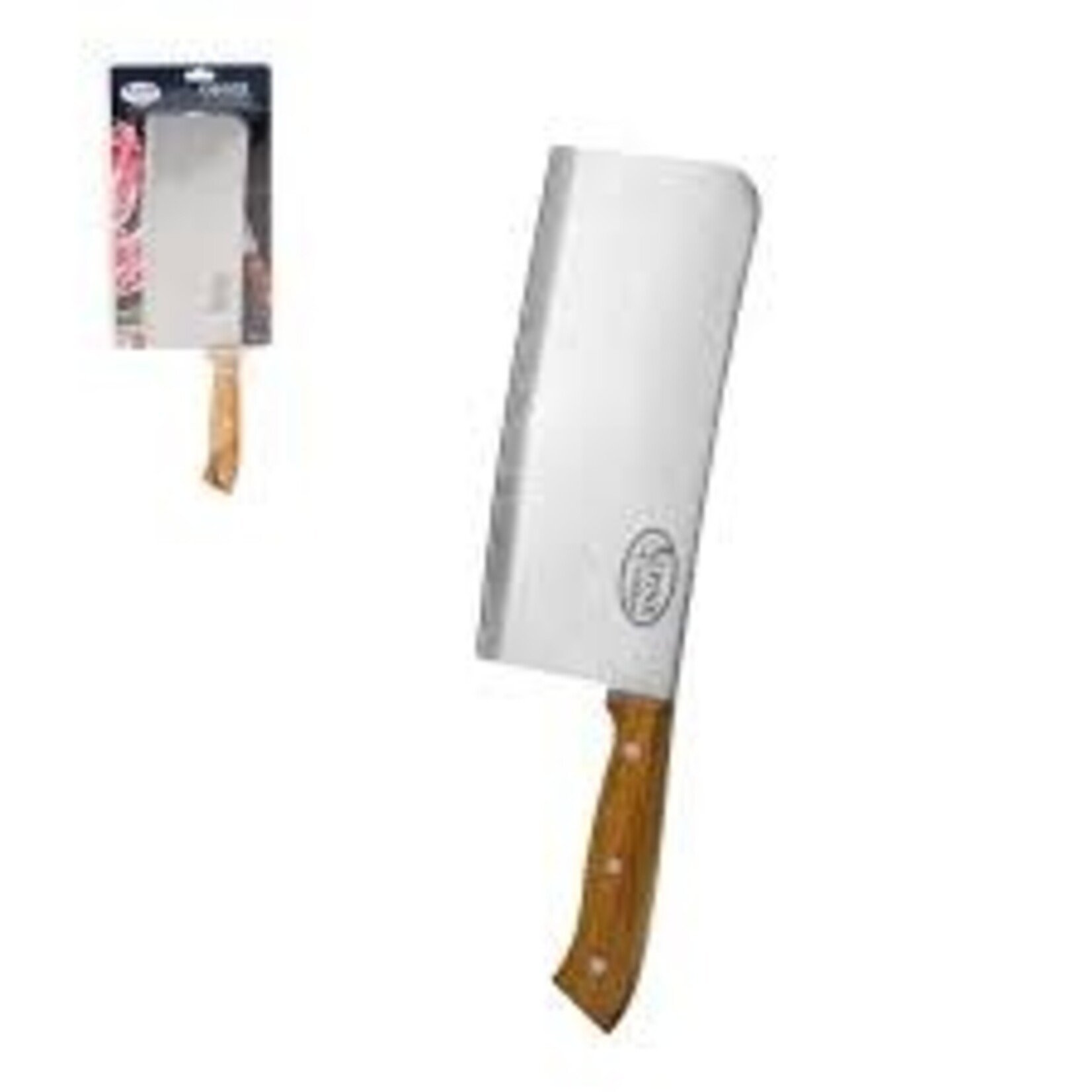 Aramco Imports AI23068 Aram 8" cleaver knife rose wood