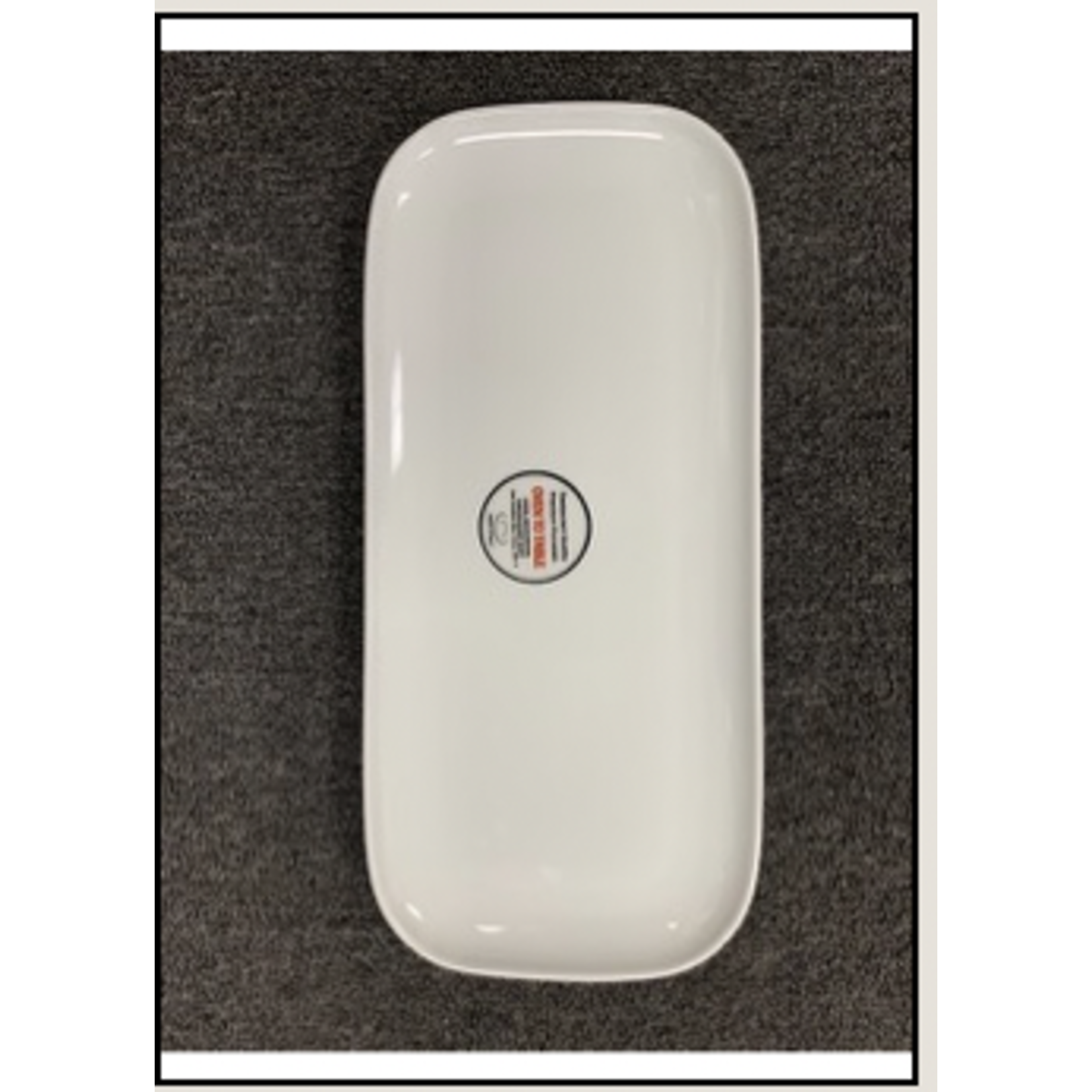 Palate and Plate DISC  AW-8206 18 x 9” Rect Platter 6/cs