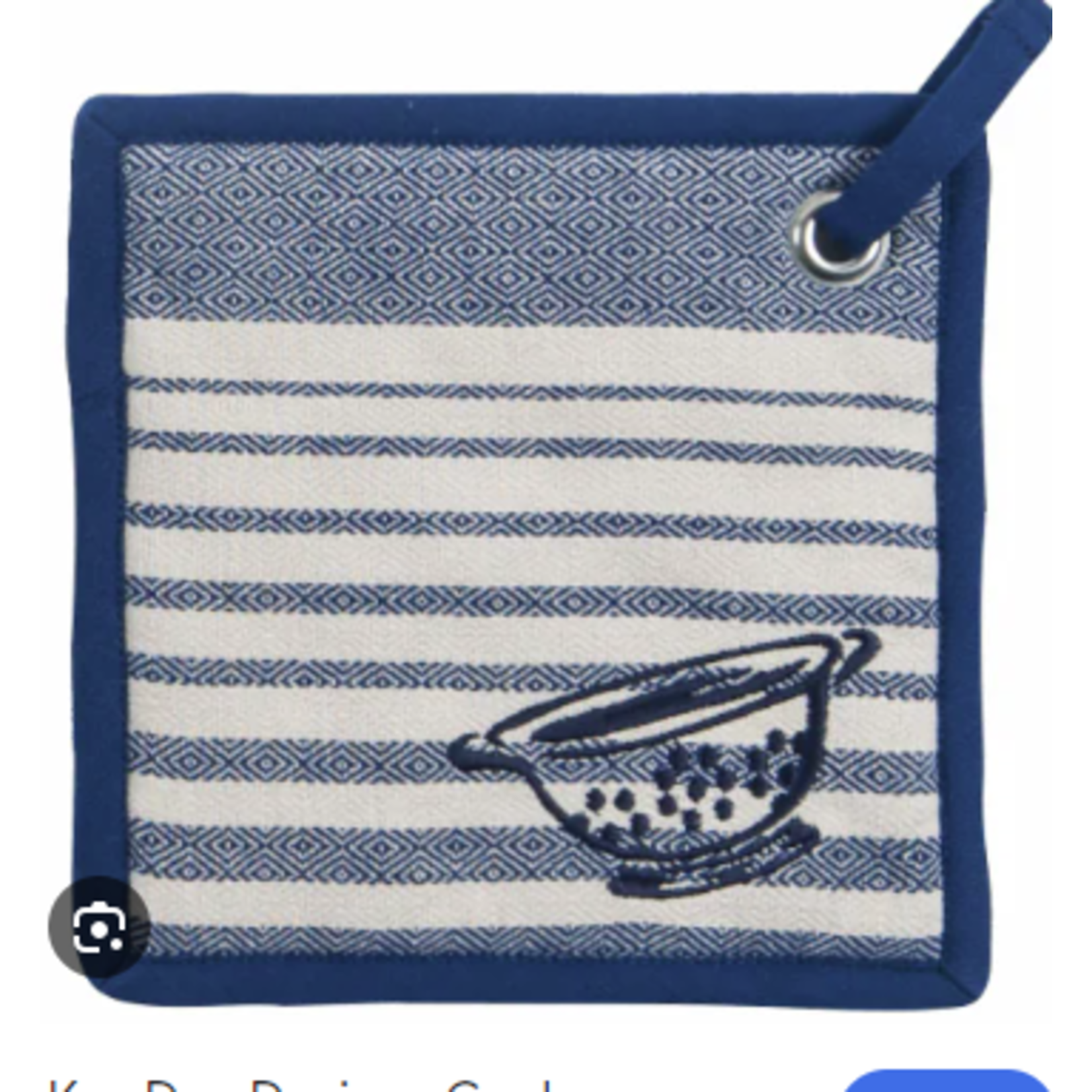 Kay Dee Designs R3452 KD Cobalt Pot Holder
