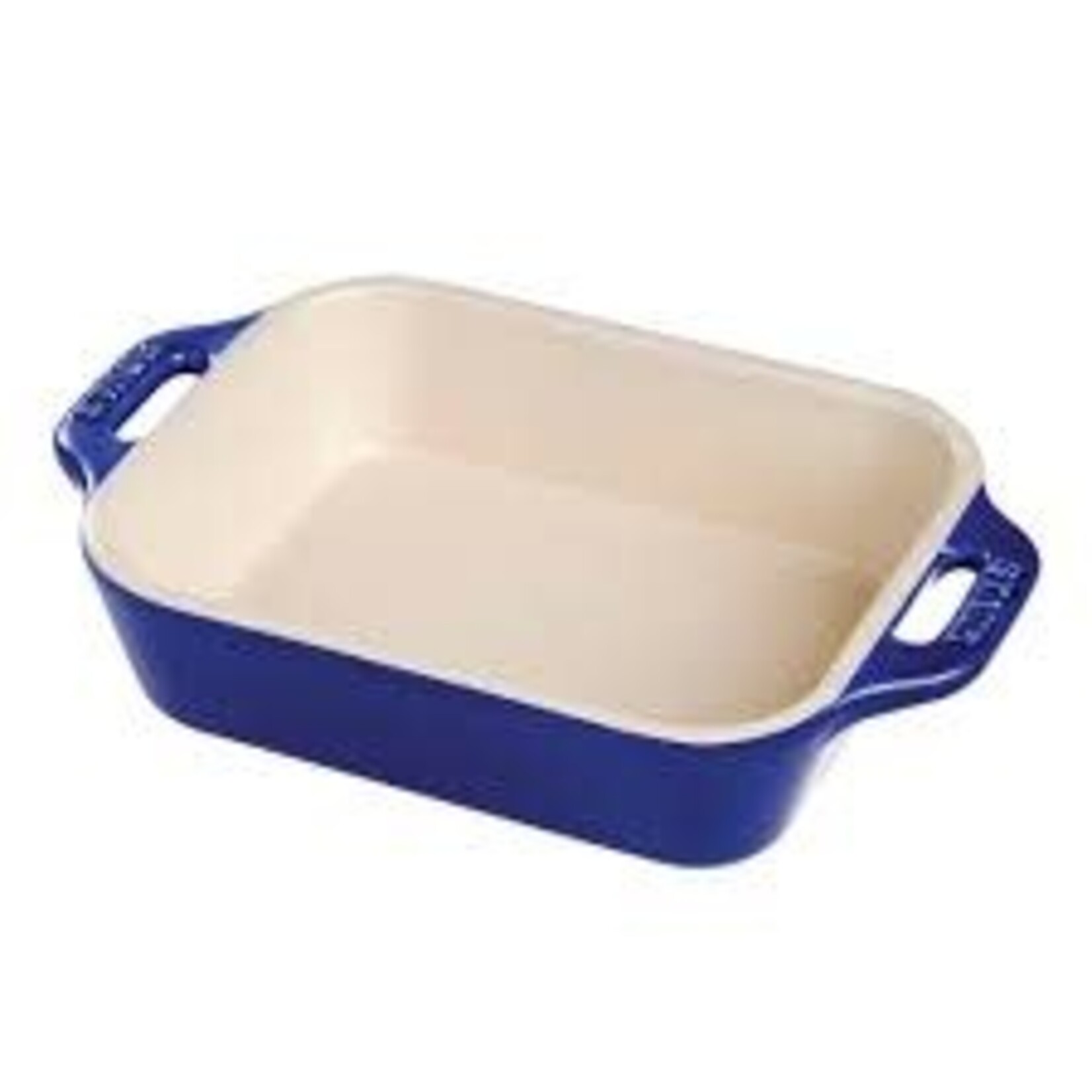 STAUB STAUB baker  rect navy Blue  6.5 x 8.5" small