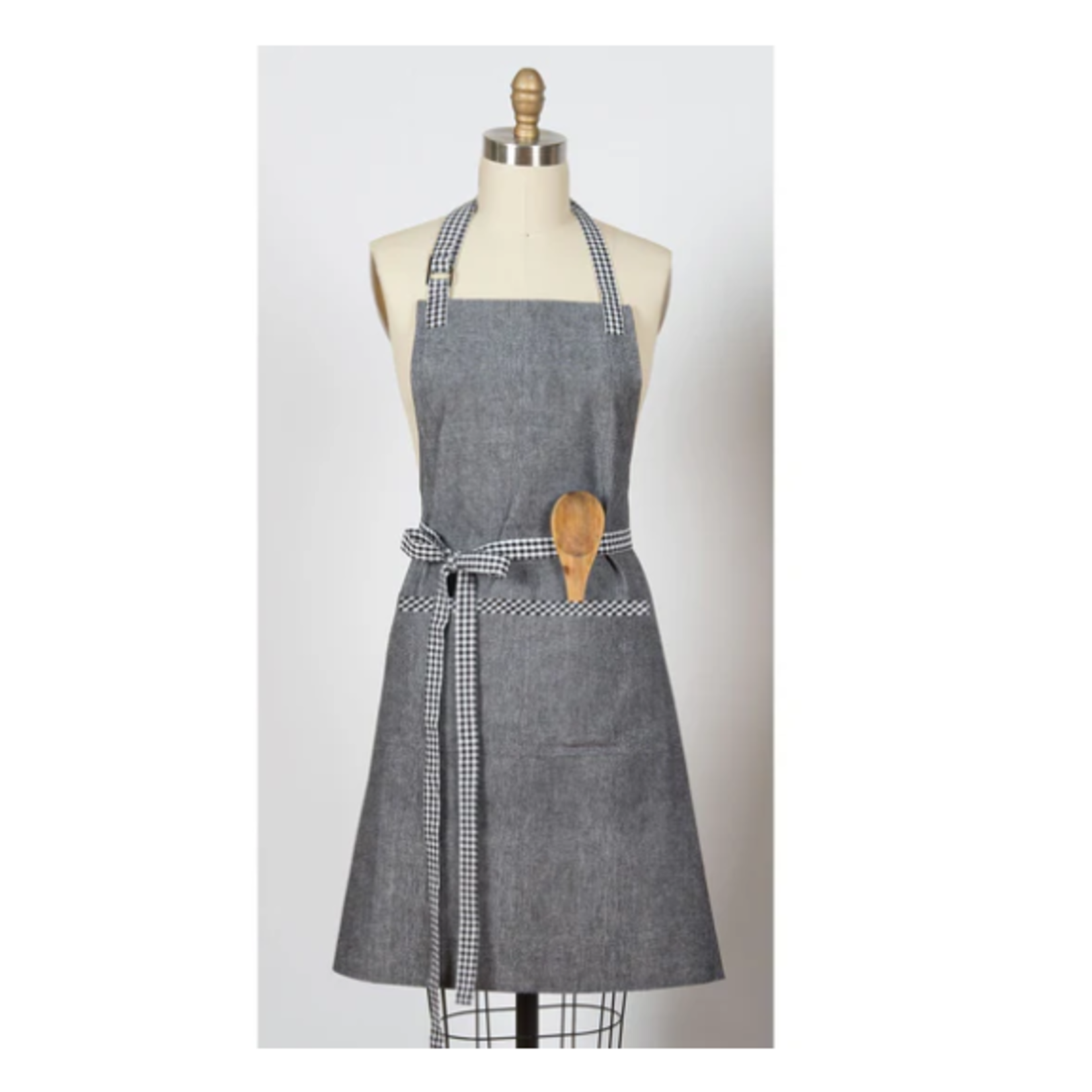 Kay Dee Designs R4821 KD Farm Charm Chef Apron Gray