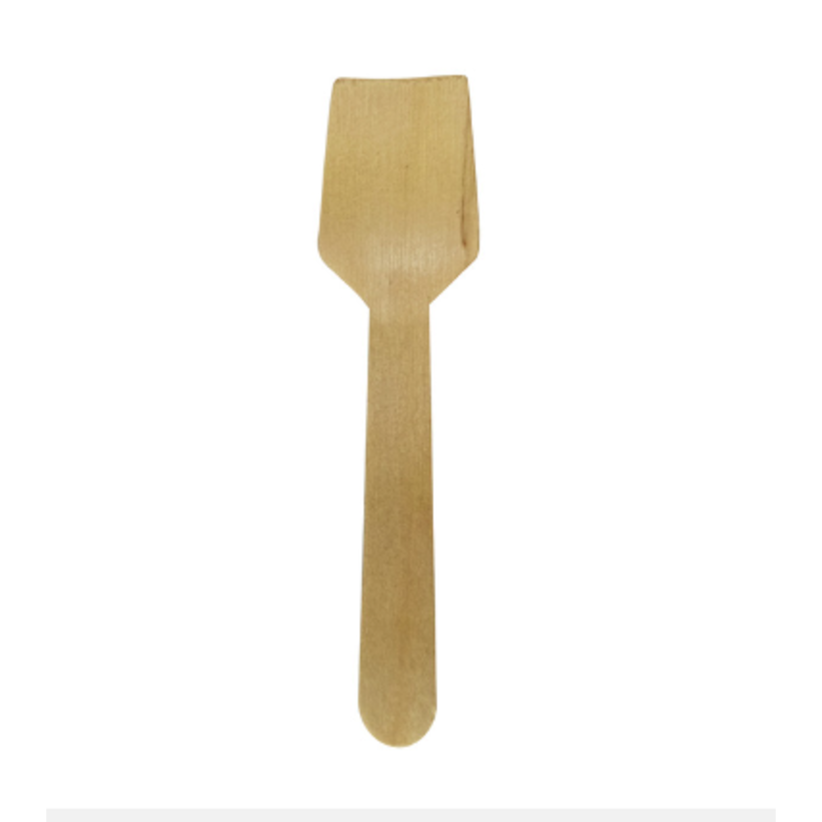 Eko future Special order Eko wood bamboo 3.75"  ice cream mini Spoons  100 ct  12/case