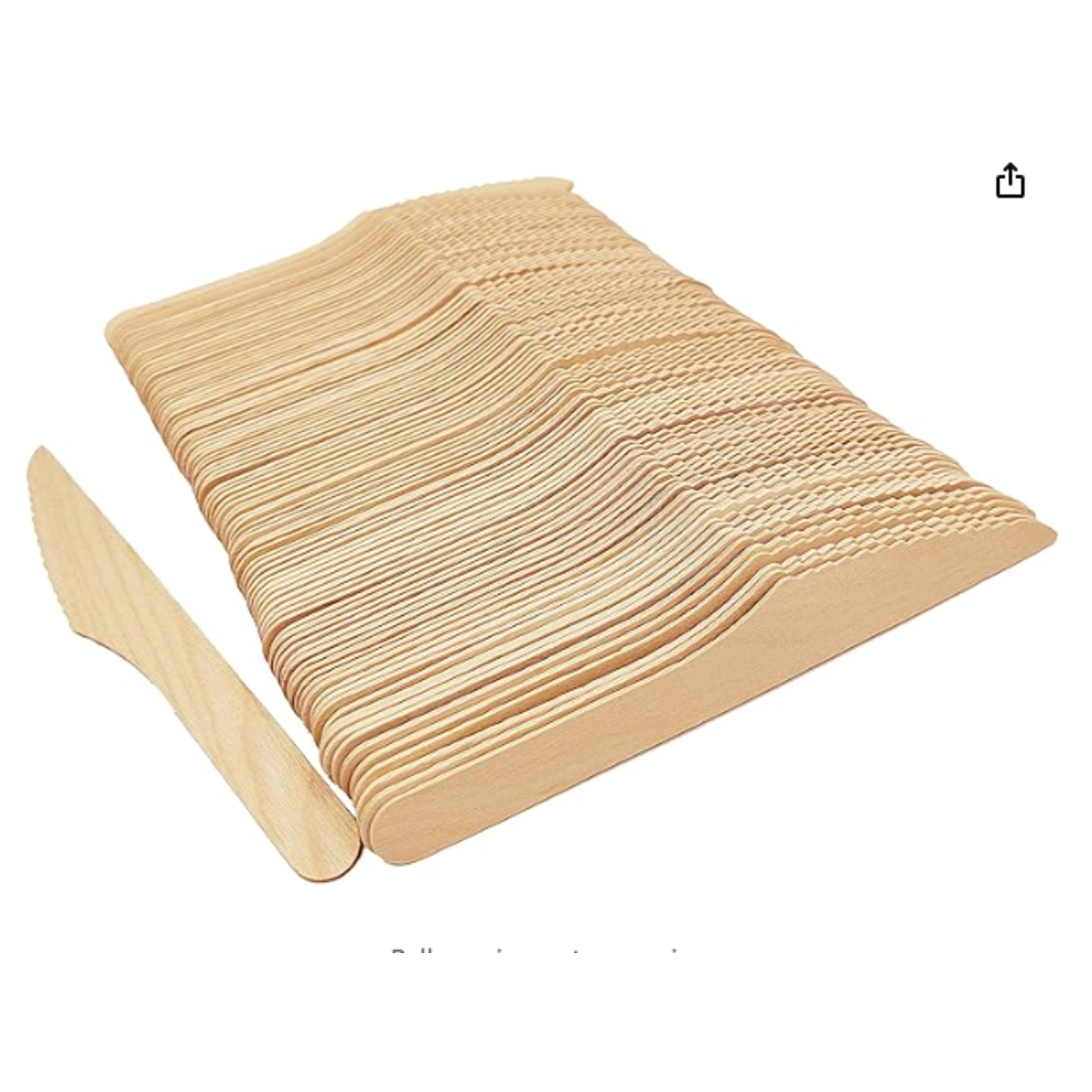 Eko future Eko wood bamboo  knife 100 ct  12/case
