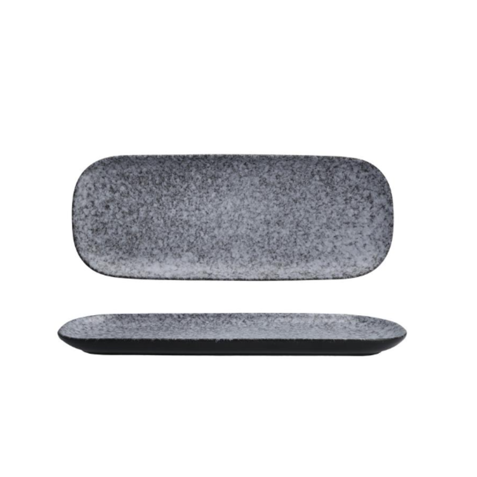 FORTESSA 6000.GLC.1065 Fortessa Glacier 14" platter  36 x 14  cs/4 gray white