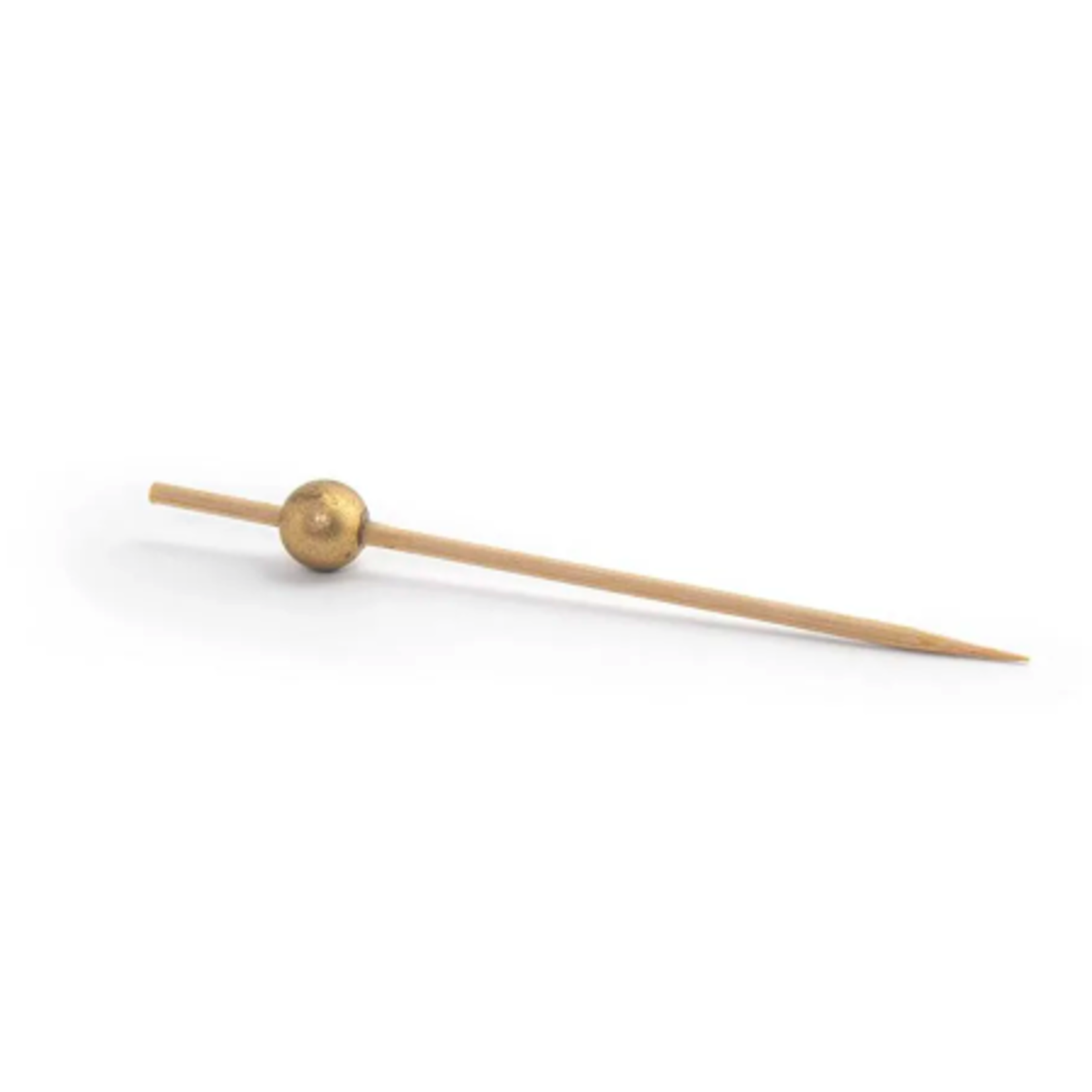 UNIQUE MAUFACTURING BBP-GOLD Unique 4.75'' Gold Pick 100 ct   100/case UMC