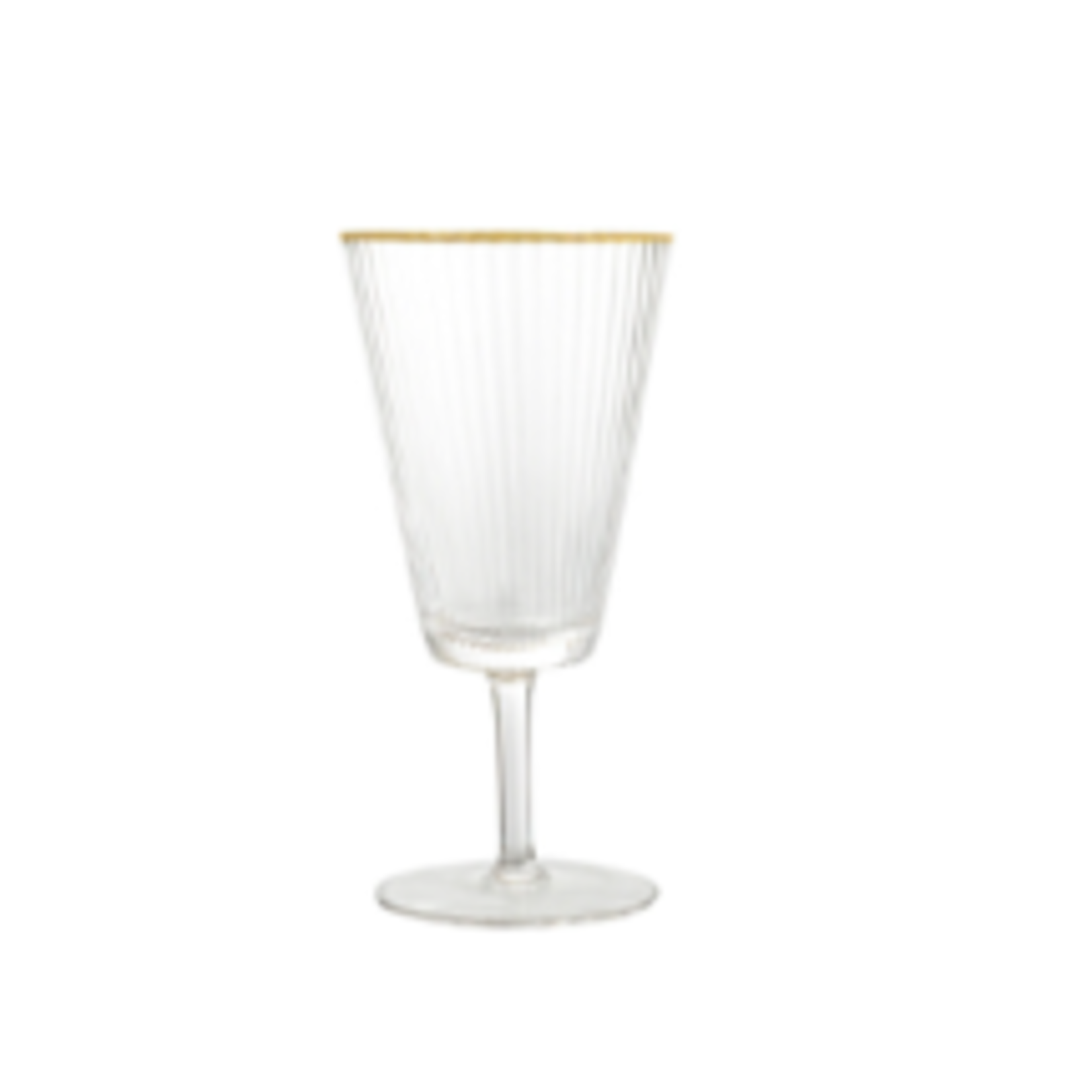 kadra VD-3013-OGR Kadra 13 oz water glass gold rim