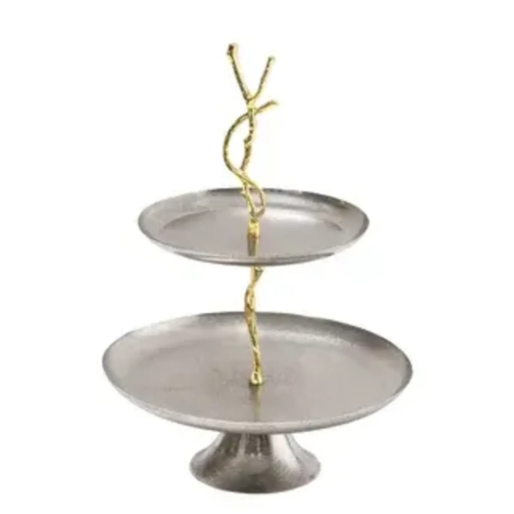 Prestige special order PH-15199 Prestige 2 tier serving plate s/s 10.5 x 9.5"