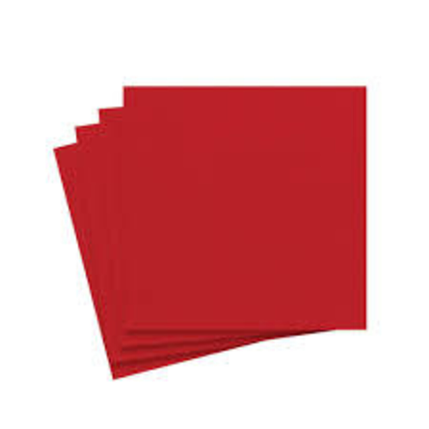 Caspari 104CG Caspari solid airlaid linen red cocktail napkin Solid
