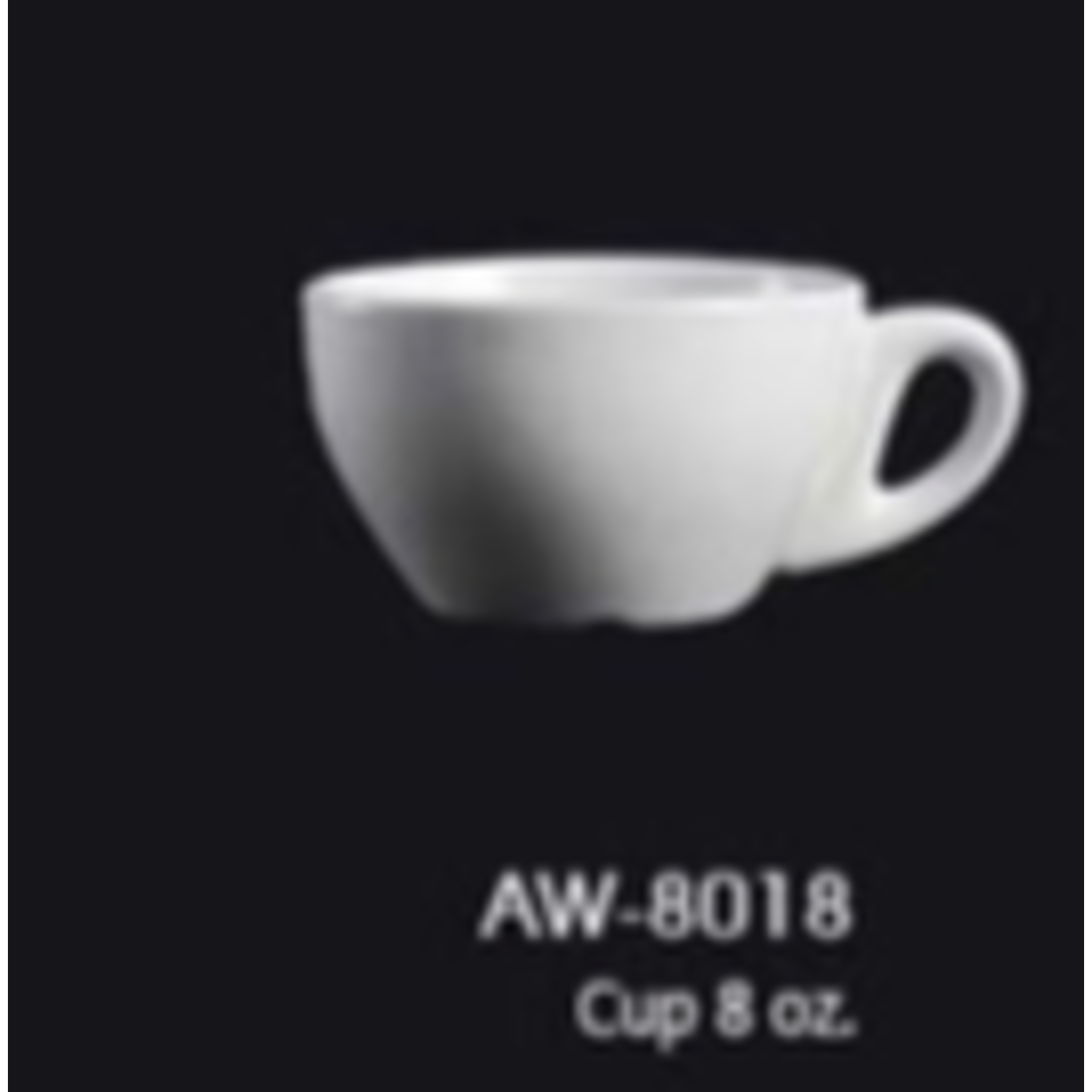 Palate and Plate AW-8018 8 oz Cup 24/case