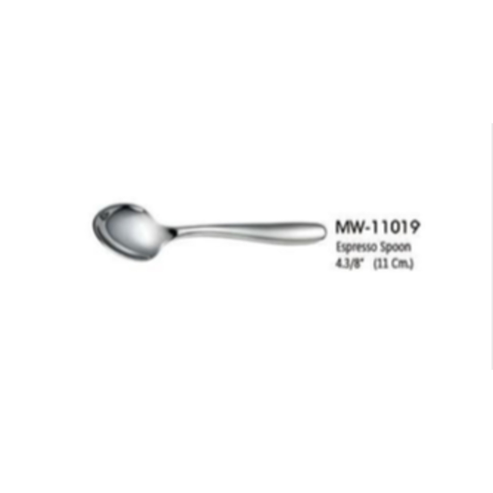 Palate and Plate MW-11019 EMMA 4.3" Espresso Spoon Demi 12/bx