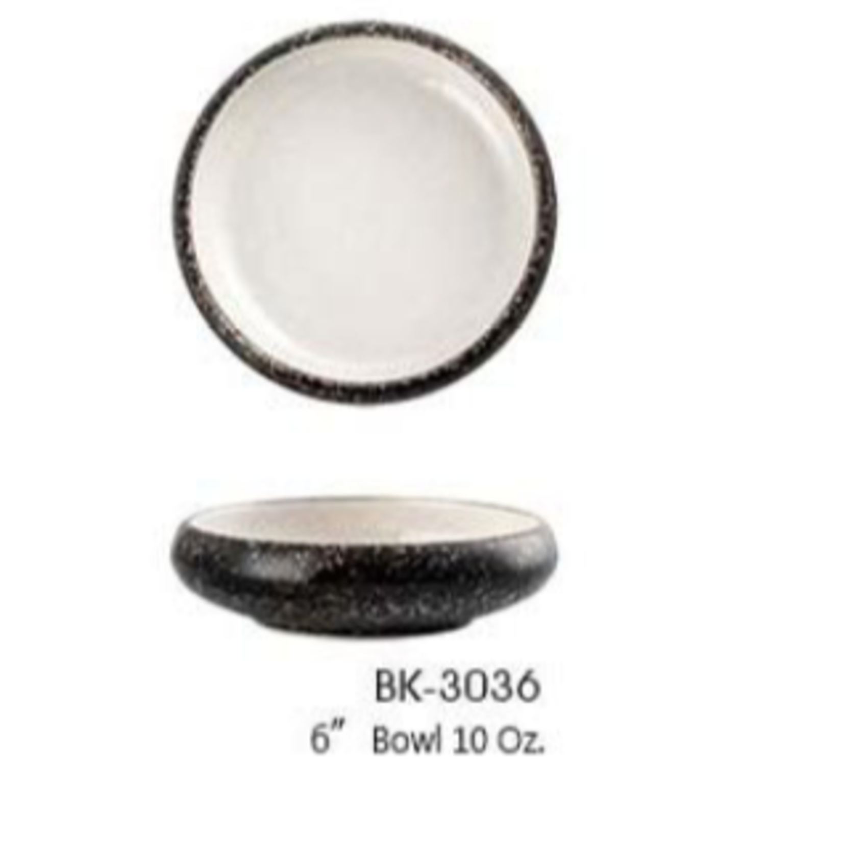 Palate and Plate BK-3036 6" bowl SeaCRUST 10 oz 24/case