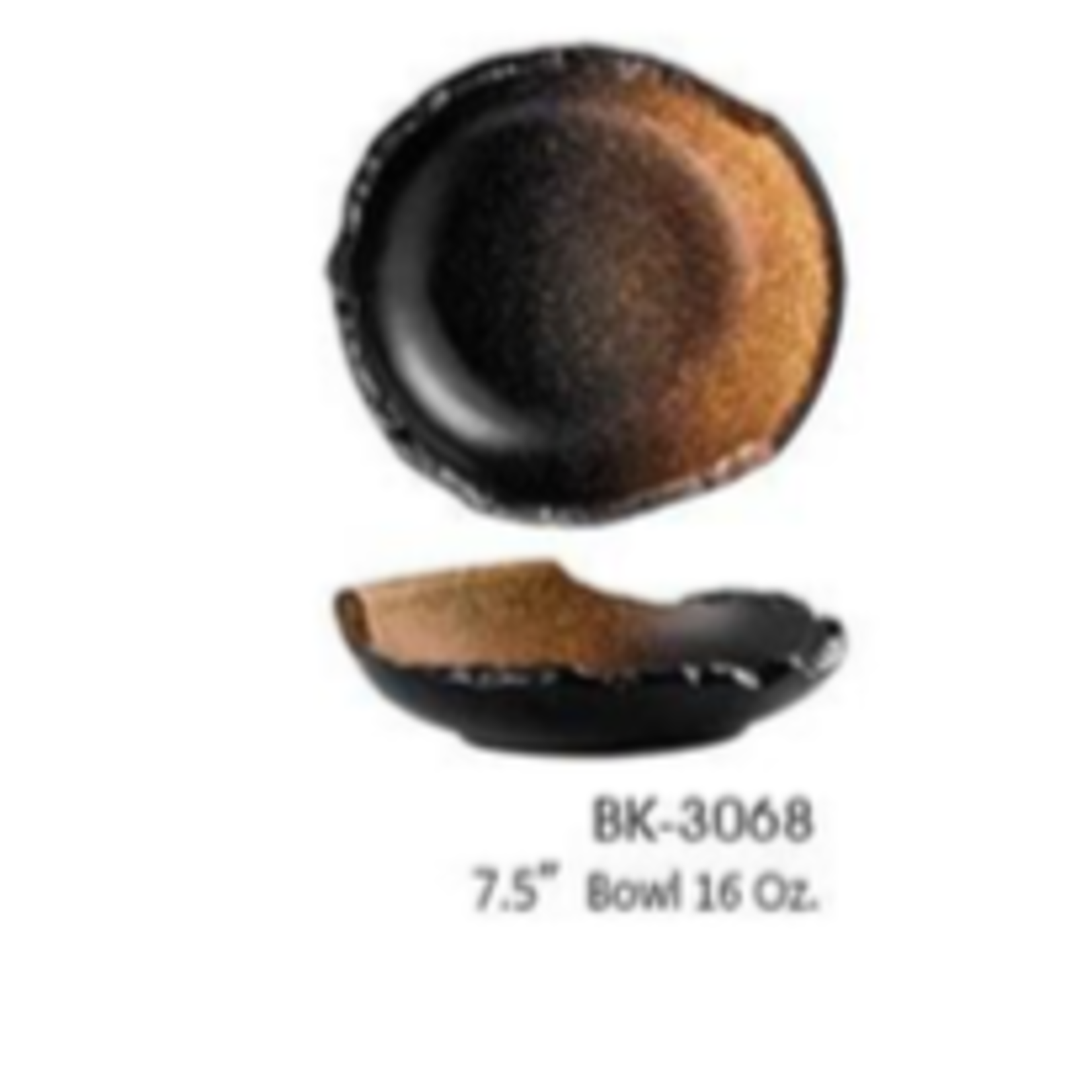 Palate and Plate Bk-3068 7.5" bowl  EARTH  16 oz 12/case