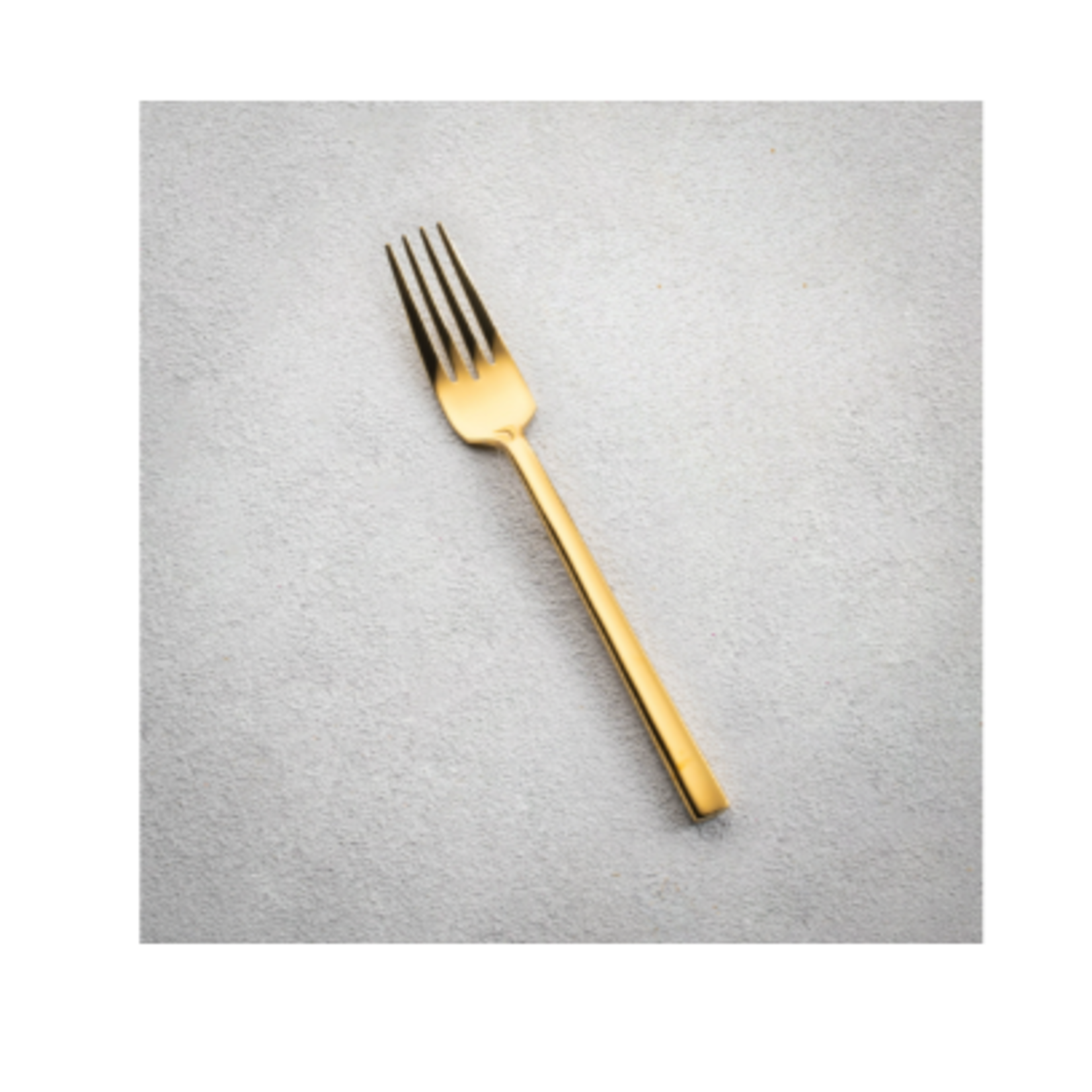 kadra VC-162-SF  Vikko square  gold salad fork  18/10  12/box