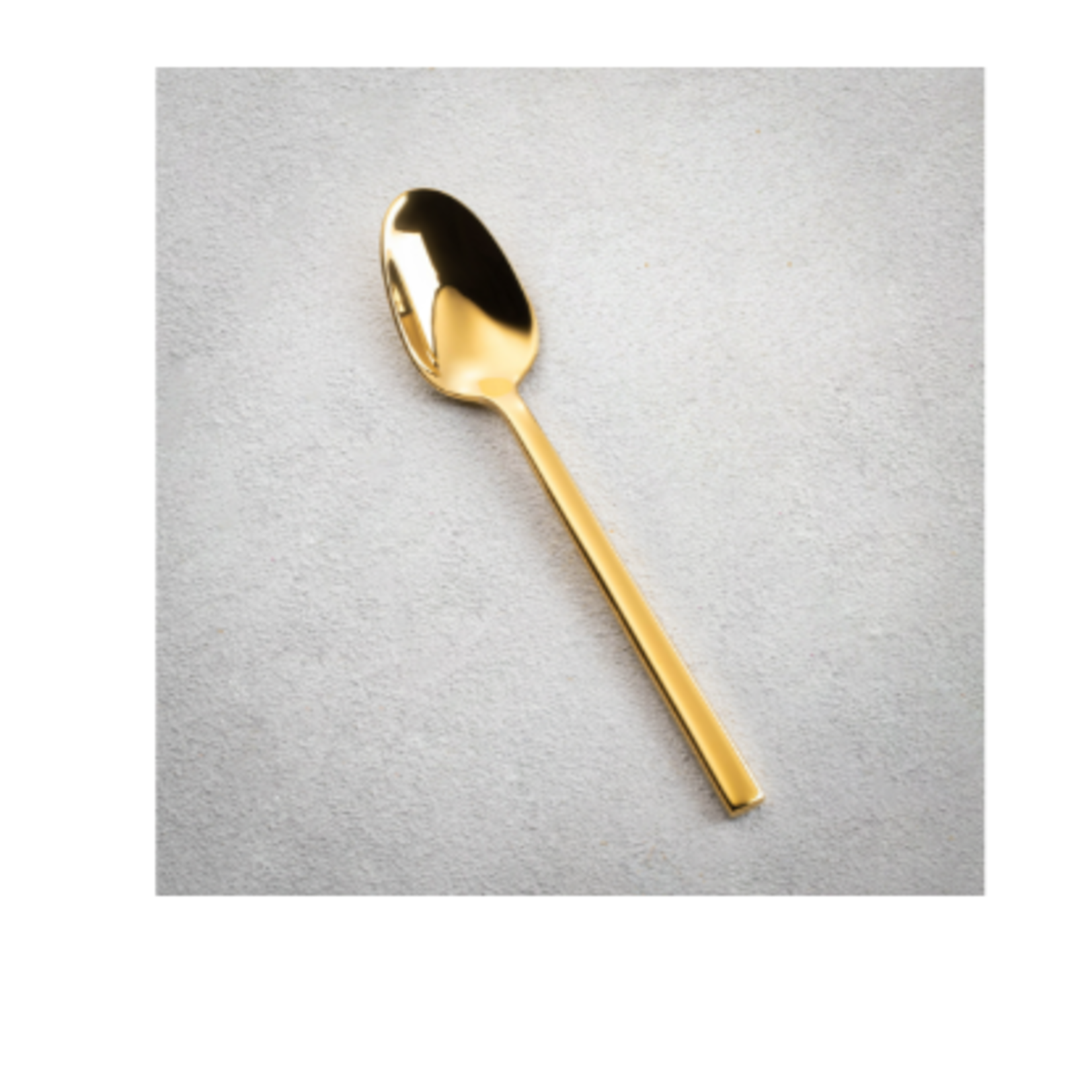 kadra VC-162-SS   Vikko square  gold dinner spoon 18/10  12/box