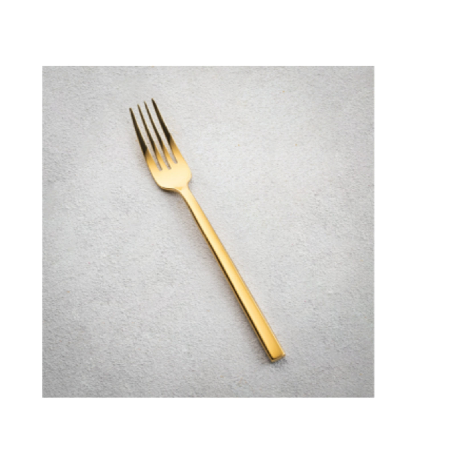kadra Special order VC-162-DF  Vikko square  gold dinner fork  18/10  12/box