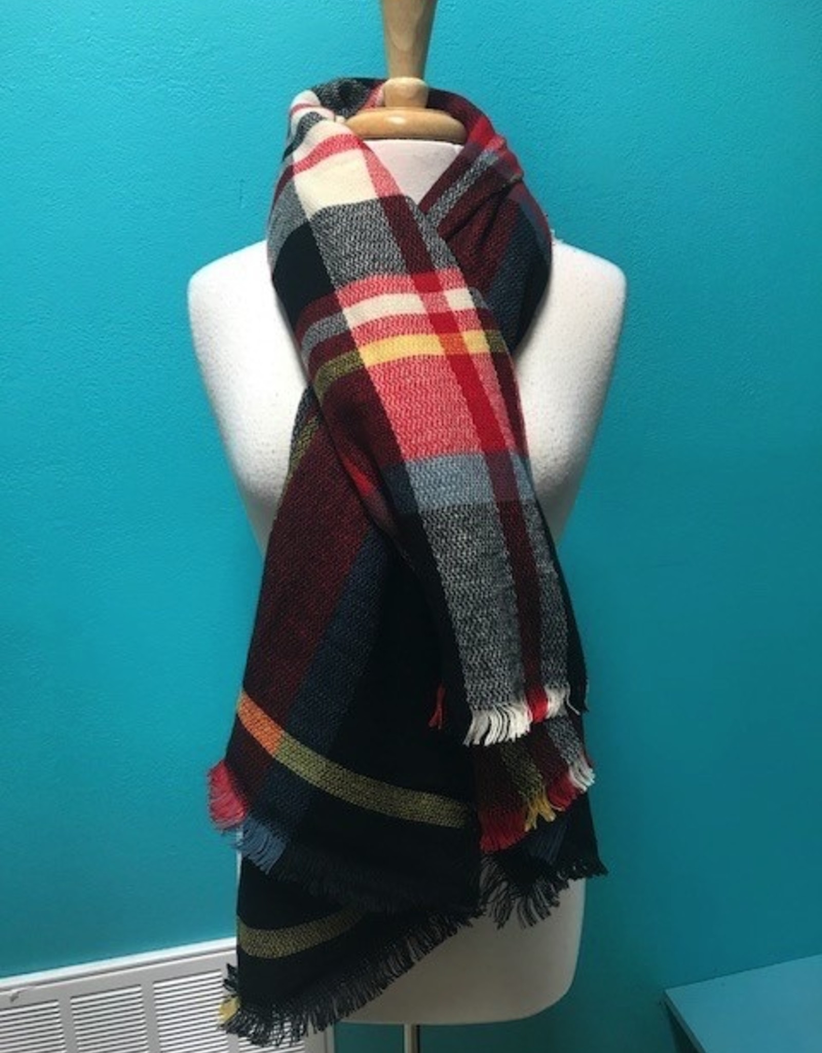 Scarf Plaid Square Scarf