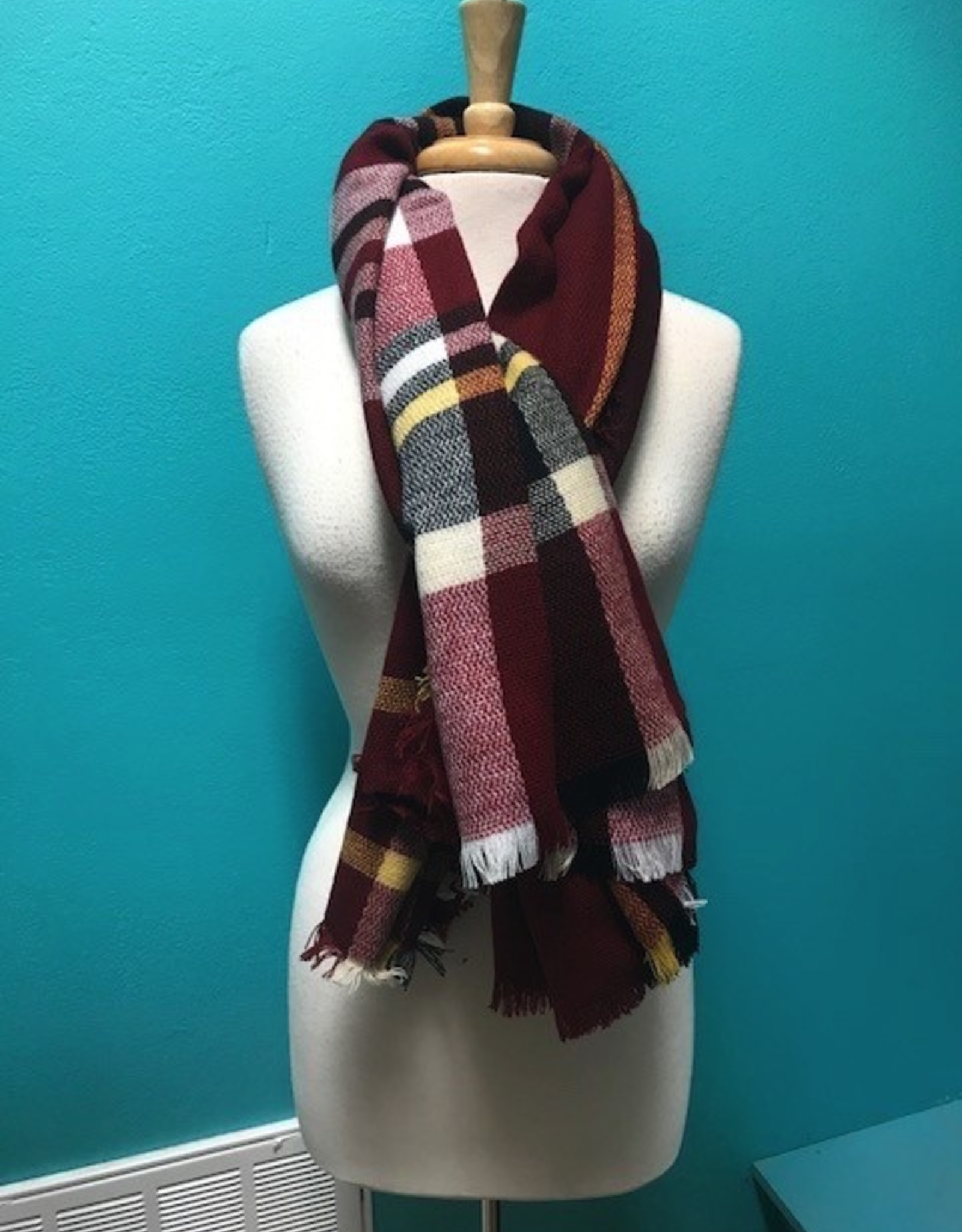 Scarf Plaid Square Scarf