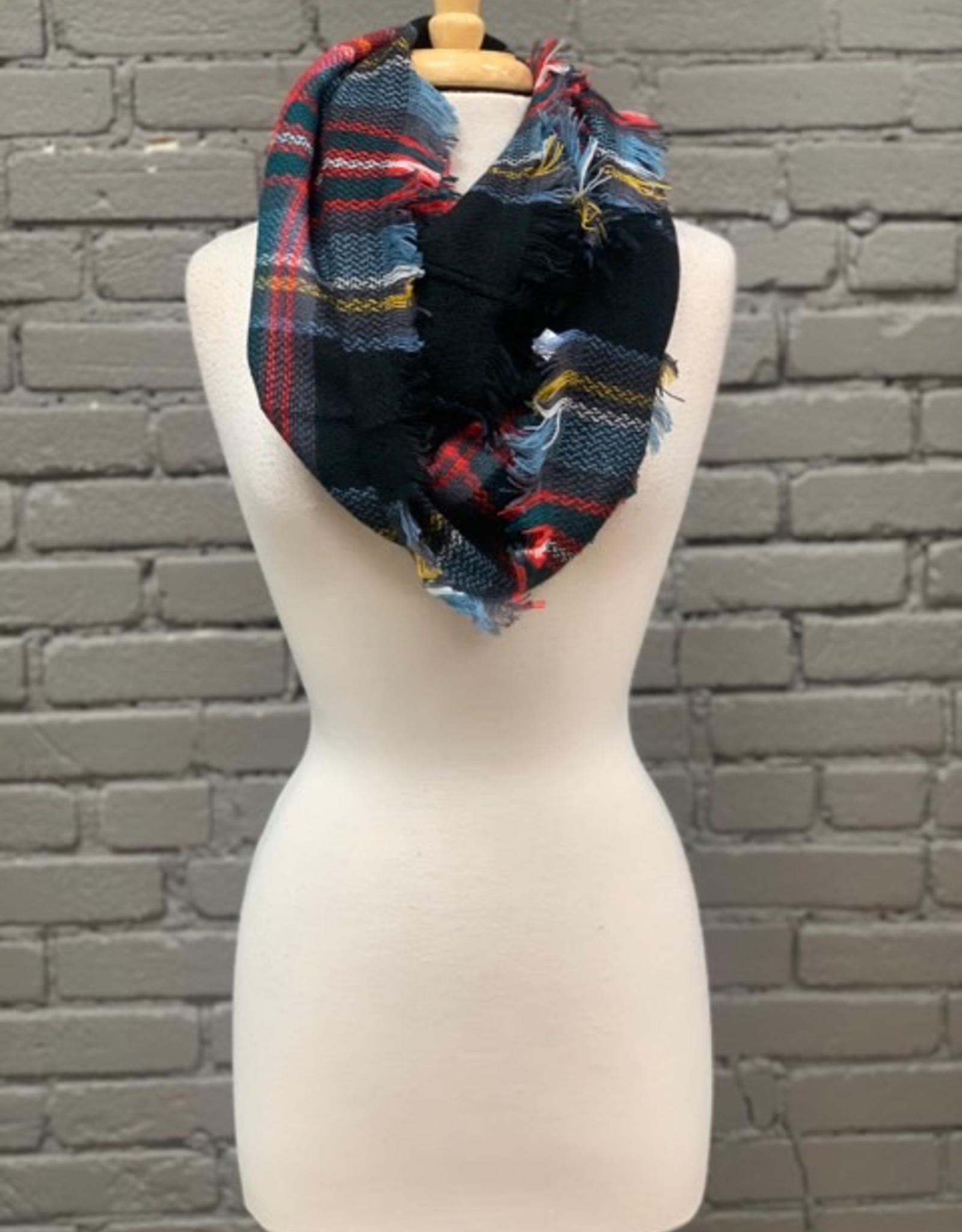 Scarf Plaid Infinity Scarves