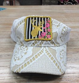 Accessory Golden Deer Crochet Hat