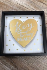 Decor Key To My Heart Shadow Box