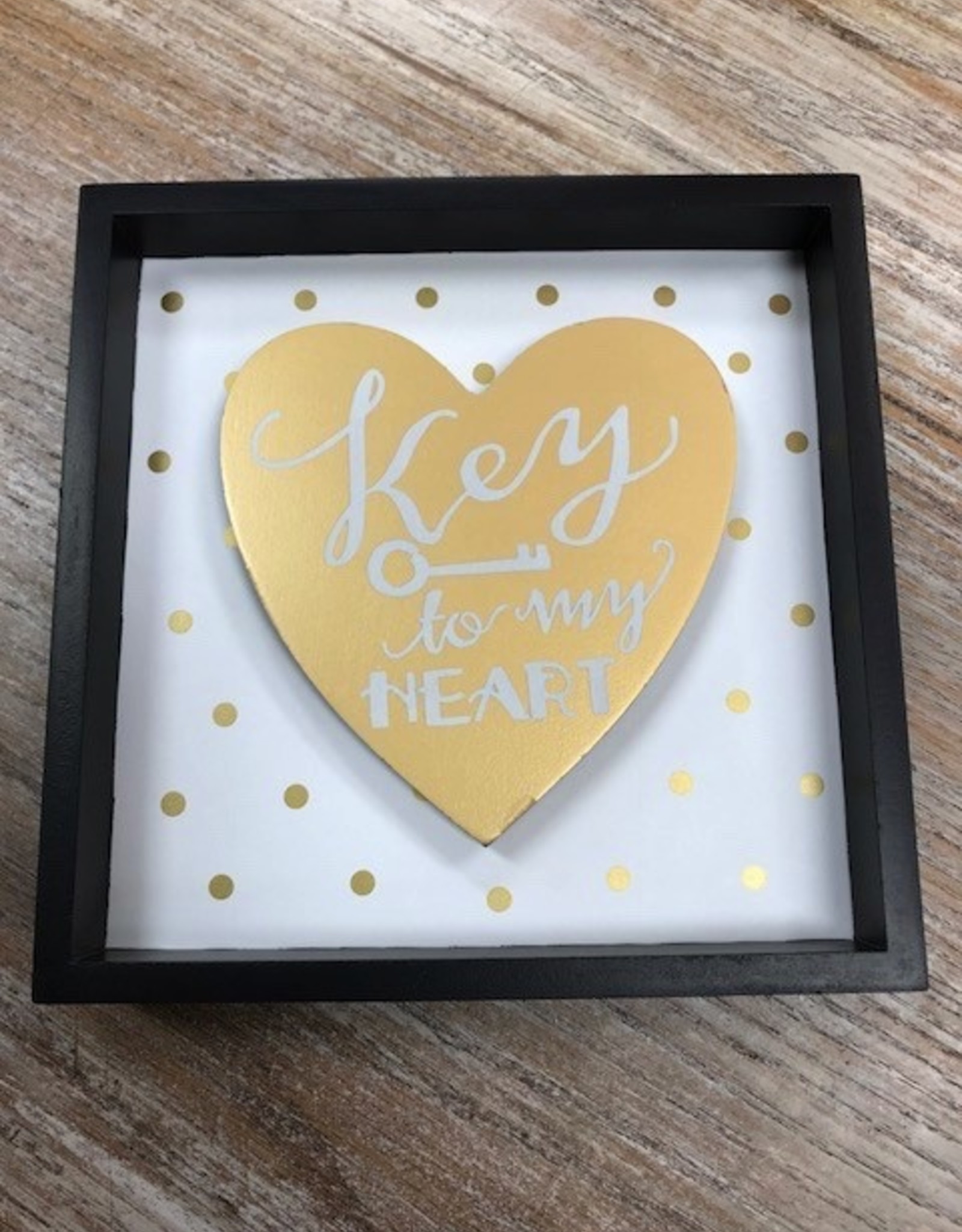 Decor Key To My Heart Shadow Box