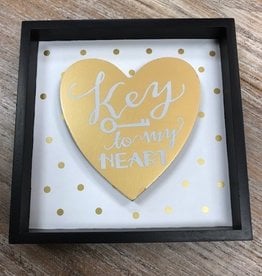 Decor Key To My Heart Shadow Box