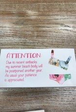 Decor Beach Body Sign 10x5