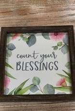 Decor Count Your Blessings SIgn