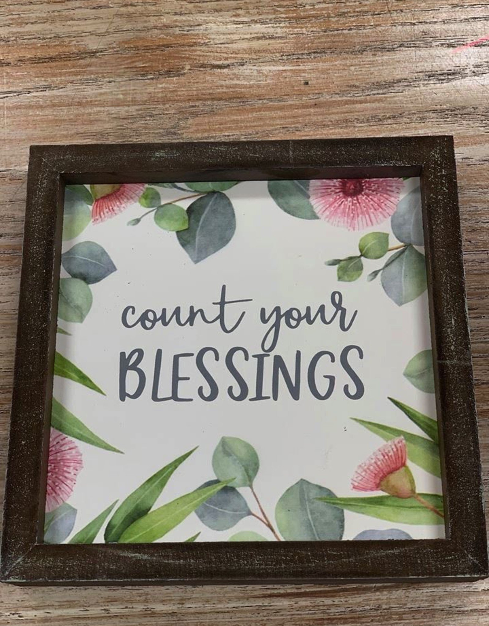 Decor Count Your Blessings SIgn