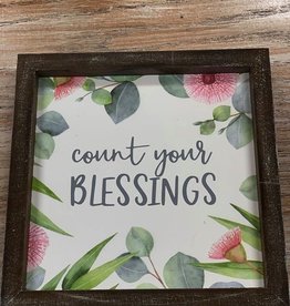 Decor Count Your Blessings SIgn