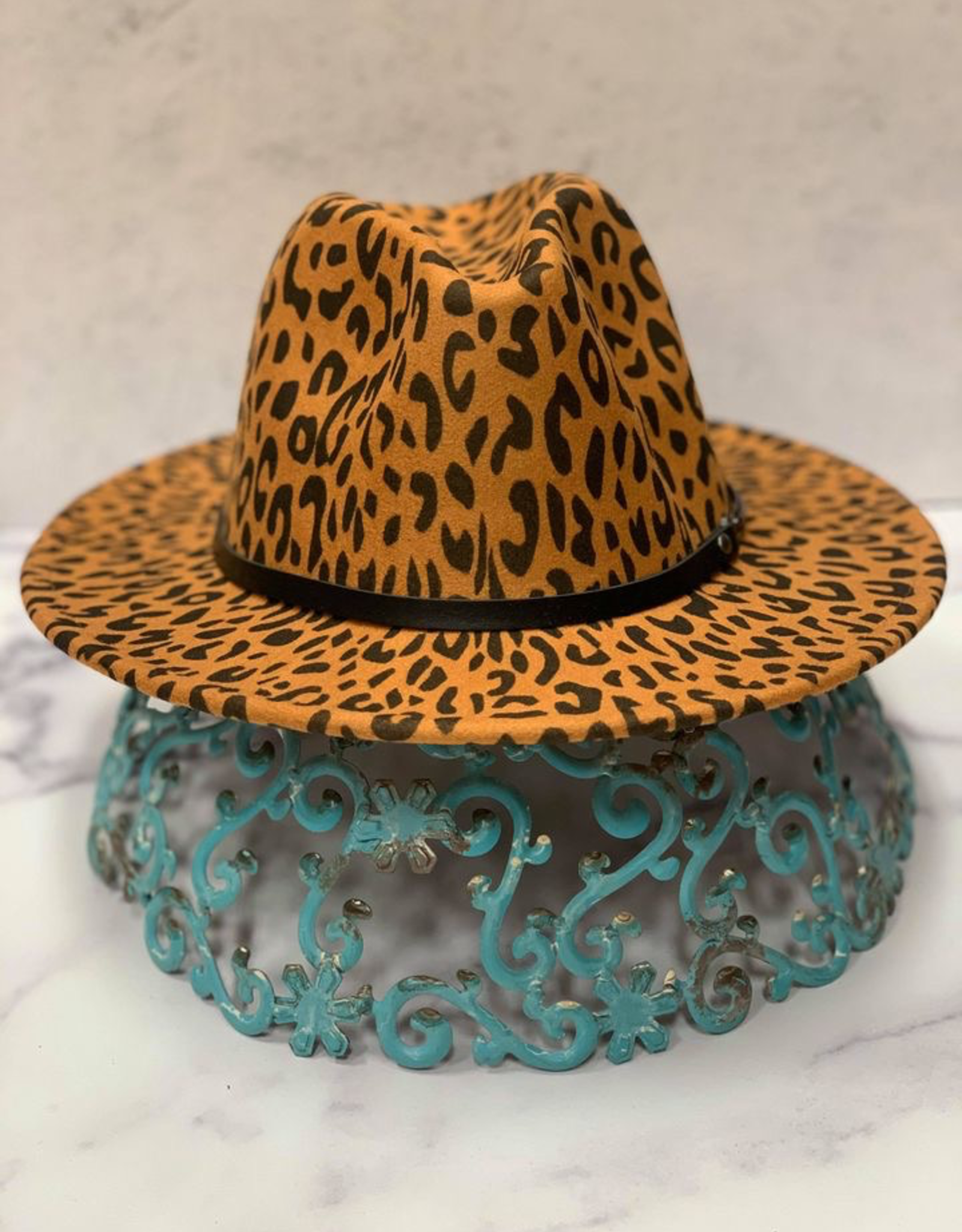 Hat Taylor Leopard Fedora