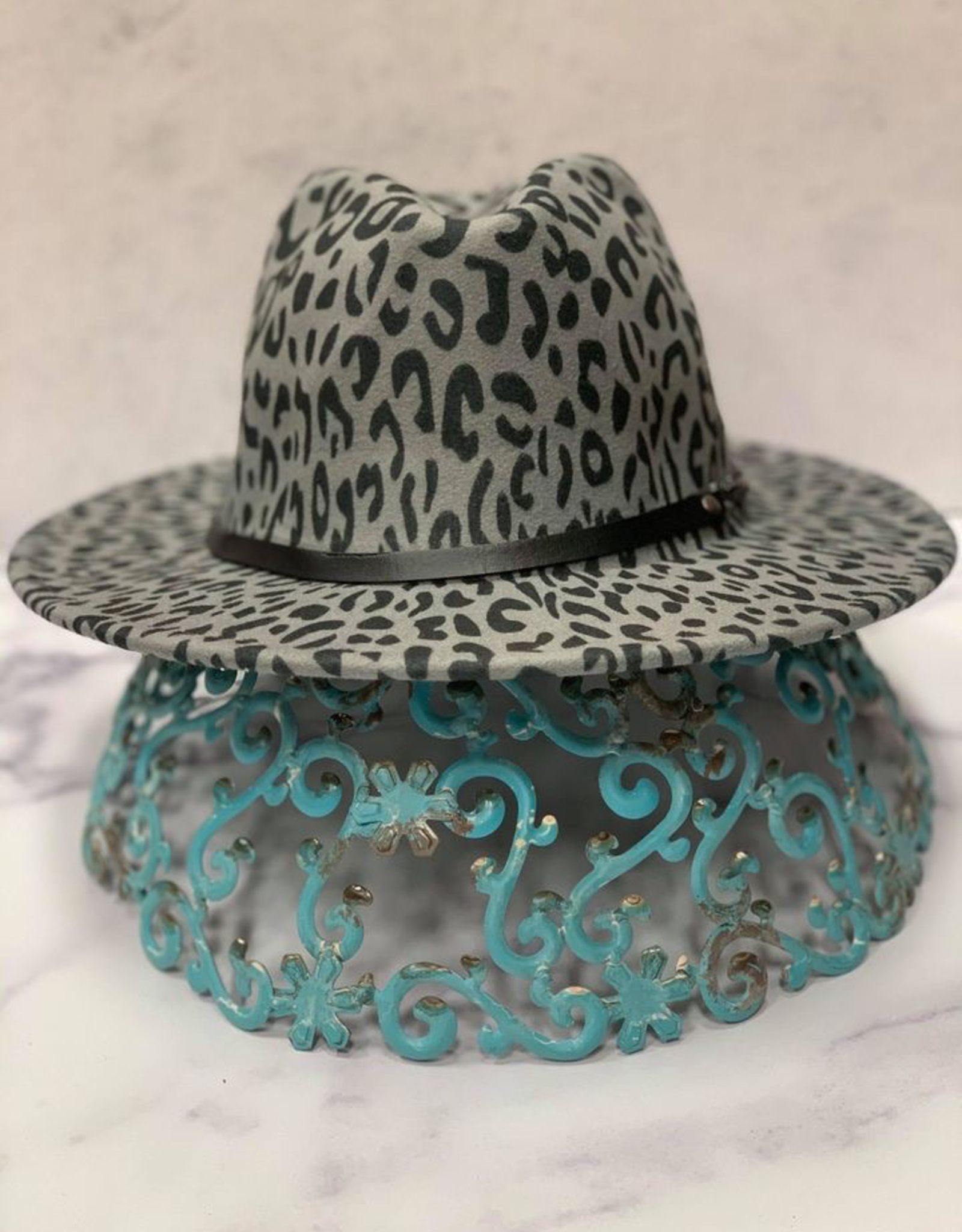 Hat Taylor Leopard Fedora