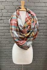 Scarf Checker Plaid Blanket Scarf