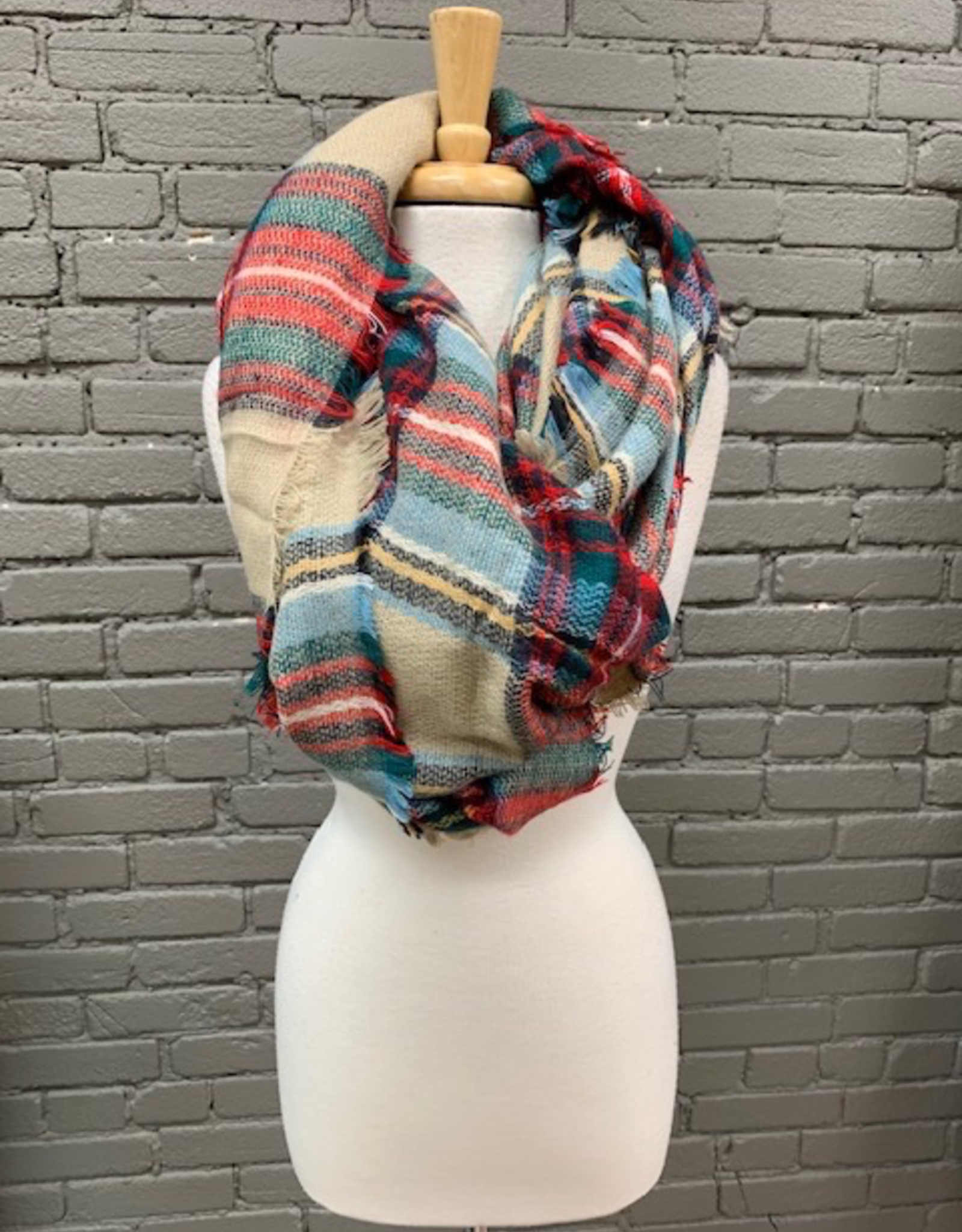 Scarf Checker Plaid Blanket Scarf