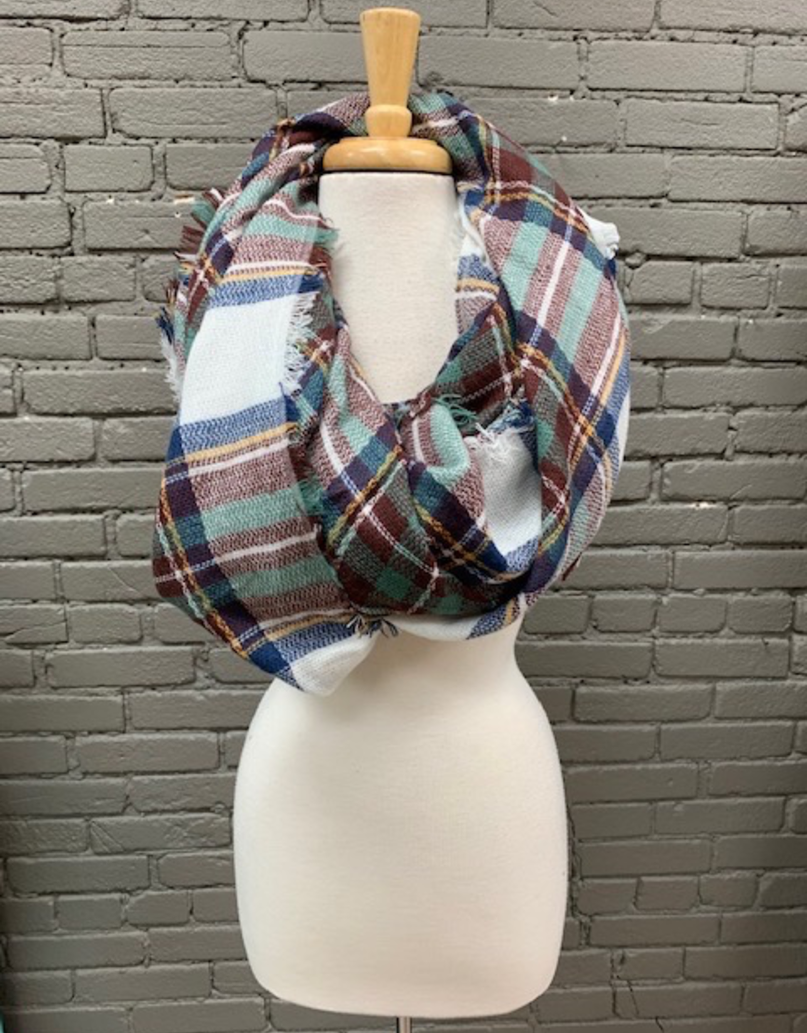 Scarf Checker Plaid Blanket Scarf