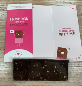 Card I Love You More Than Chocolate Card
