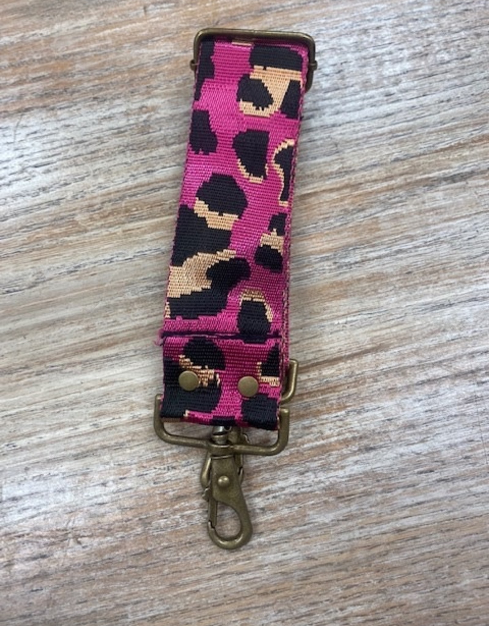 Bag Pink Leopard Wide Bag Strap