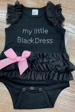 Kid's My Little Black Dress Baby- Ruffle