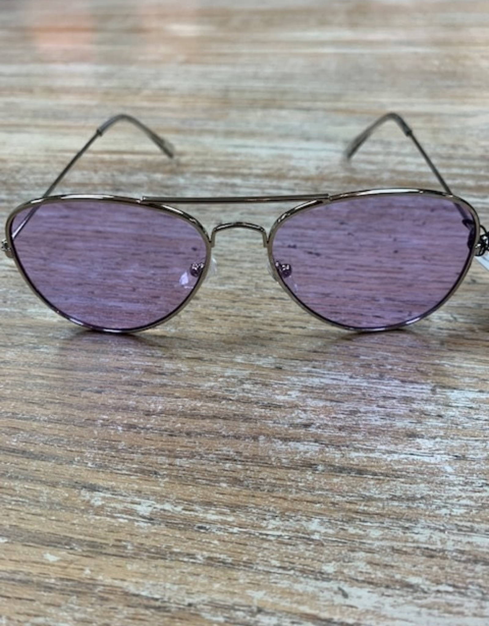 Sunglasses Sunglasses w/ Case- Color Aviators