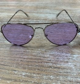 Sunglasses Sunglasses w/ Case- Color Aviators
