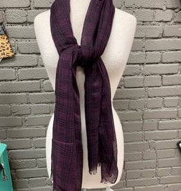 Scarf Lightweight Urban Plaid Scarf