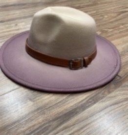 Hat Gracie purple felt hat one size