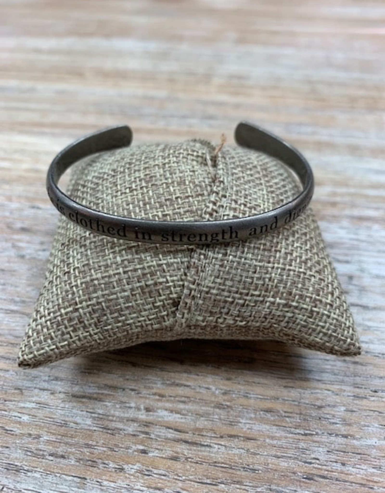 Jewelry She is Clothed Silver Cuff Bracelet