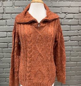 Sweater Sienna Half Zip Cable Sweater
